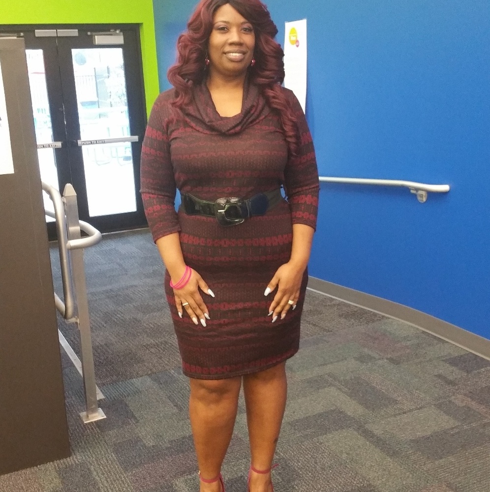 Long sleeve mini dress